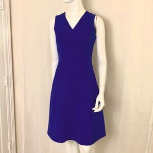 Calvin Klein Dress Royal Blue Fit and Flare A-line Size 2